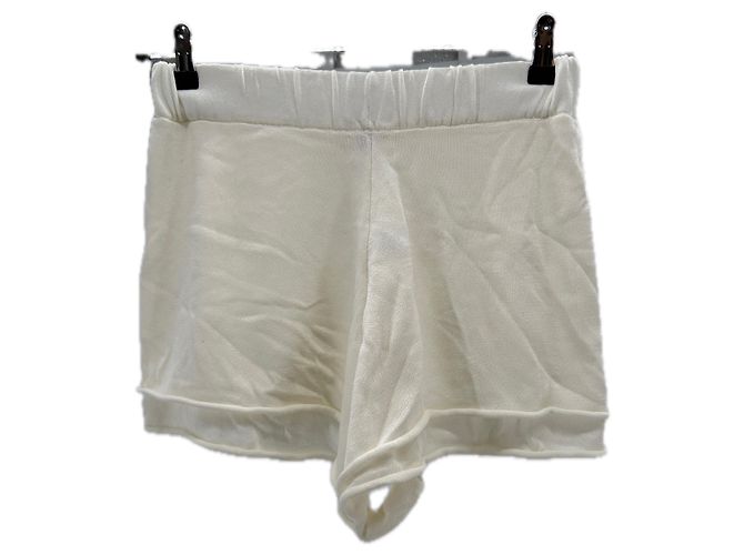 Autre Marque DISSH Shorts aus weißer Viskose Größe S - Ansicht 2
