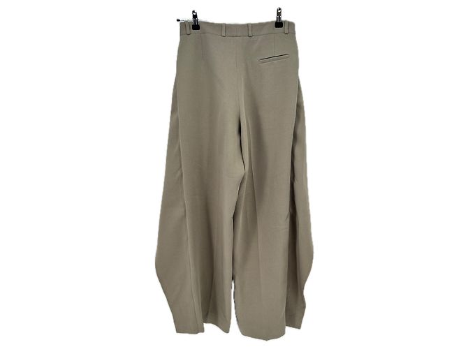 Autre Marque BOUGUESSA Grüne Hose aus Polyester Größe S Khaki - Ansicht 2