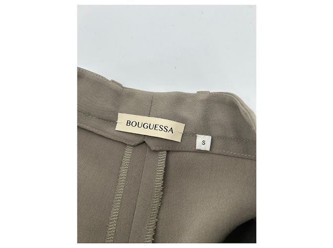 Autre Marque BOUGUESSA Grüne Hose aus Polyester Größe S Khaki - Ansicht 4