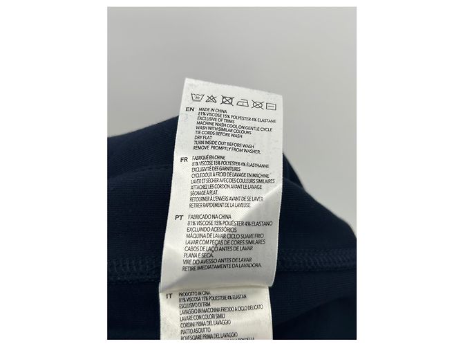 Autre Marque VARLEY Shorts Dunkelblau Viskose Größe M Marineblau - Ansicht 5