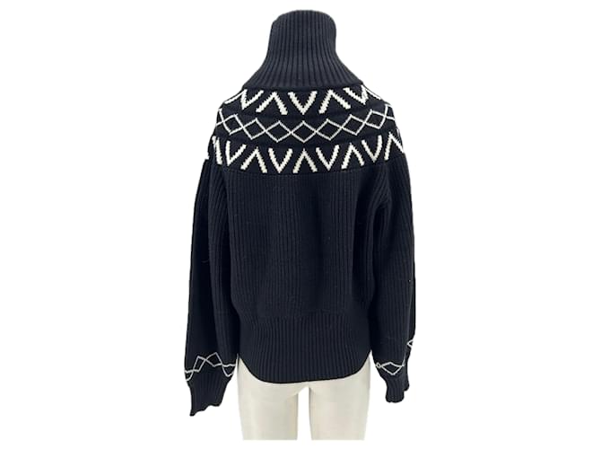 Autre Marque VARLEY Black Mountain Pullover Schwarz Viskose M - Ansicht 2