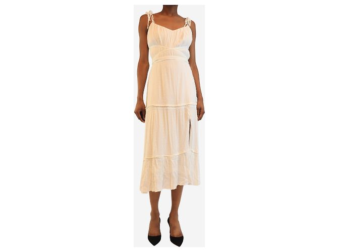 Paige Jeans Weißes Milkmaid-Kleid - Größe S - Ansicht 3
