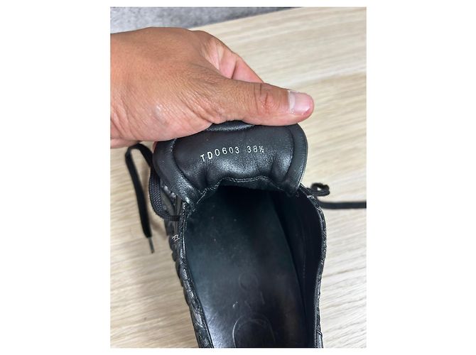 Dior Monogram Low-Top-Sneaker - Schwarzer Canvas & Leder - Ansicht 8