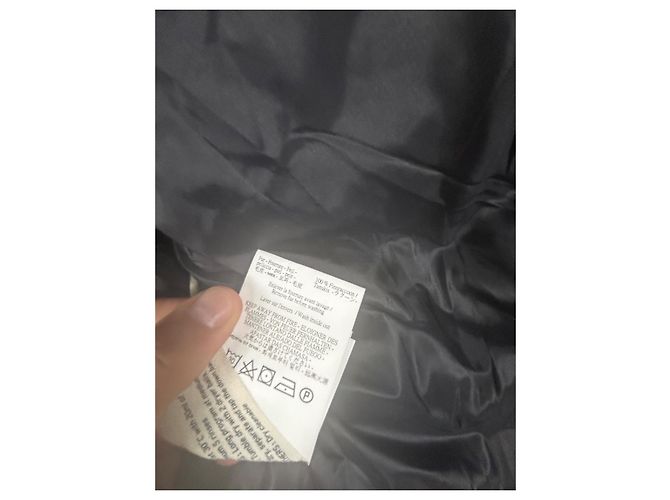 Chaqueta de plumón Pyrenex negra para hombre con capucha de pelo Negro - vista 12