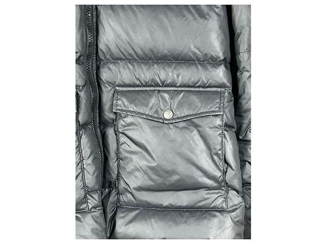 Chaqueta de plumón Pyrenex negra para hombre con capucha de pelo Negro - vista 4