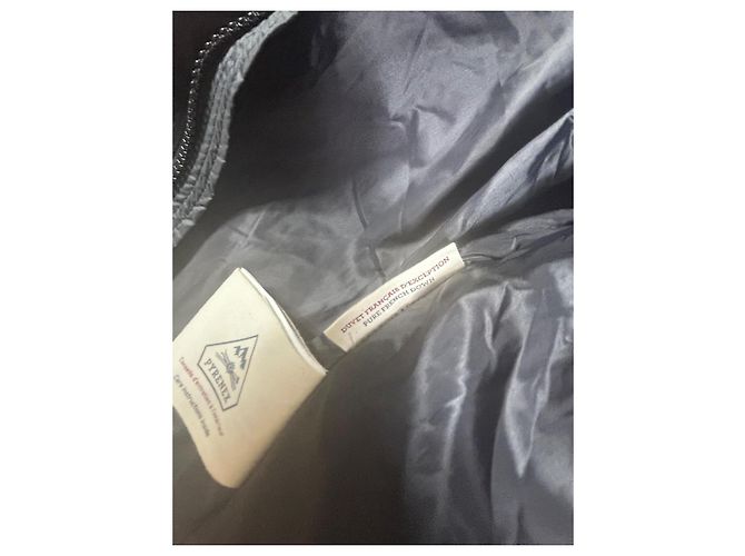 Chaqueta de plumón Pyrenex negra para hombre con capucha de pelo Negro - vista 8