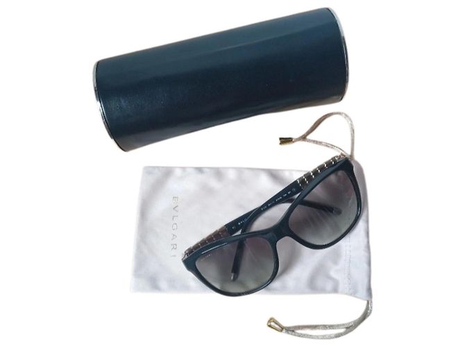 Bulgari Gafas de sol Bvlgari Serpenti Cat-Eye Castaño Negro - vista 8