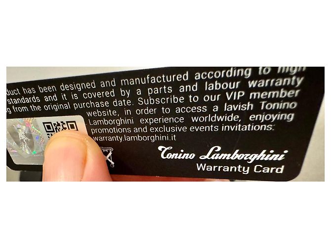 Tonino Lamborghini Cuscinetto Relógio Automático Preto Vermelho Hardware prateado - vista 11