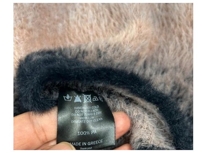 Autre Marque Pull Ottolinger degradê ombros abertos Preto Rosa Cinza Cinza antracite - vista 5