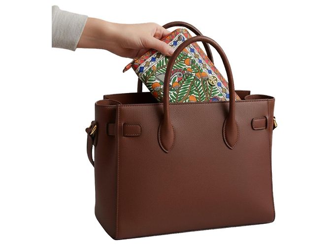 Tory Burch Cartera con cremallera estampada Castaño Blanco Roja Azul Verde Naranja - vista 2