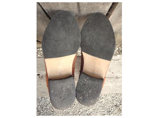 Autre Marque Stivaletti Kiboots in pelle e kilim Marrone Multicolore - vista 5