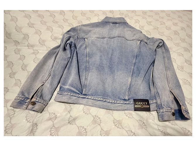 Gucci Jeansjacke Blau - Ansicht 2