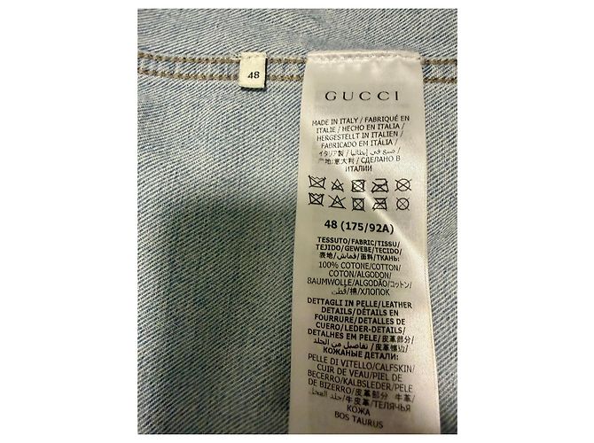 Gucci Jeansjacke Blau - Ansicht 3