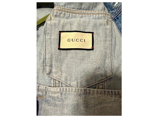 Gucci Jeansjacke Blau - Ansicht 4