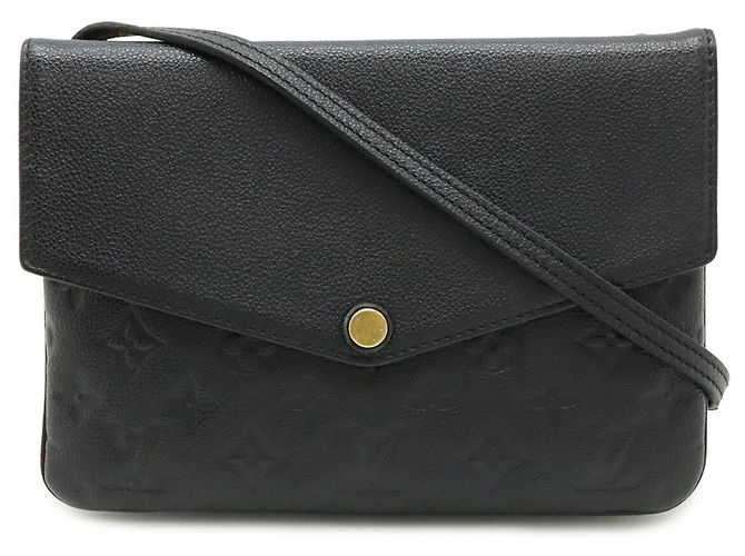 Borsa a tracolla Louis Vuitton Monogram Empreinte Twice Nero - vista 2