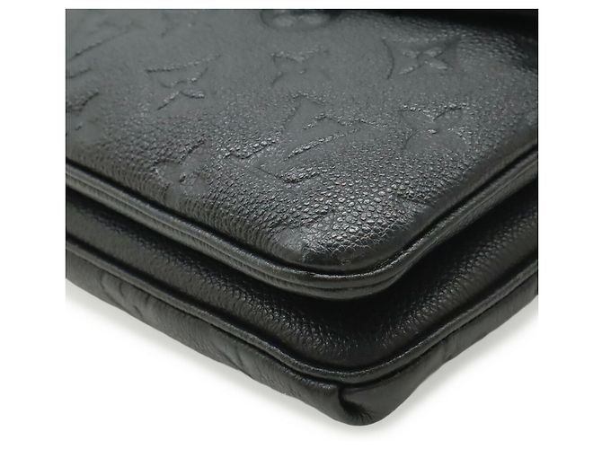 Borsa a tracolla Louis Vuitton Monogram Empreinte Twice Nero - vista 4