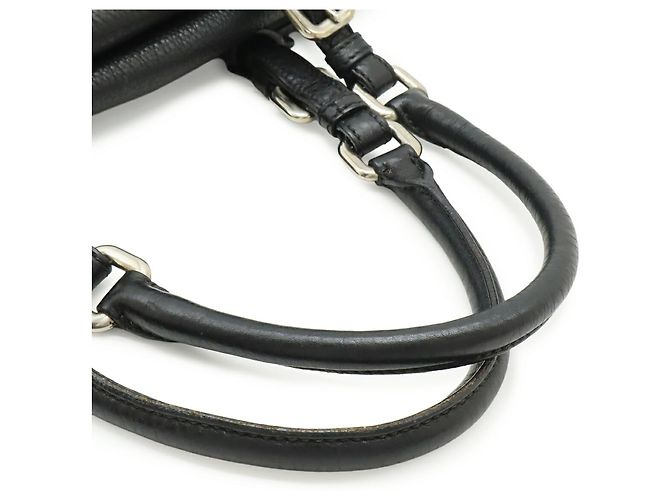 Prada Vitello Daino Tote Bag Schwarz - Ansicht 5