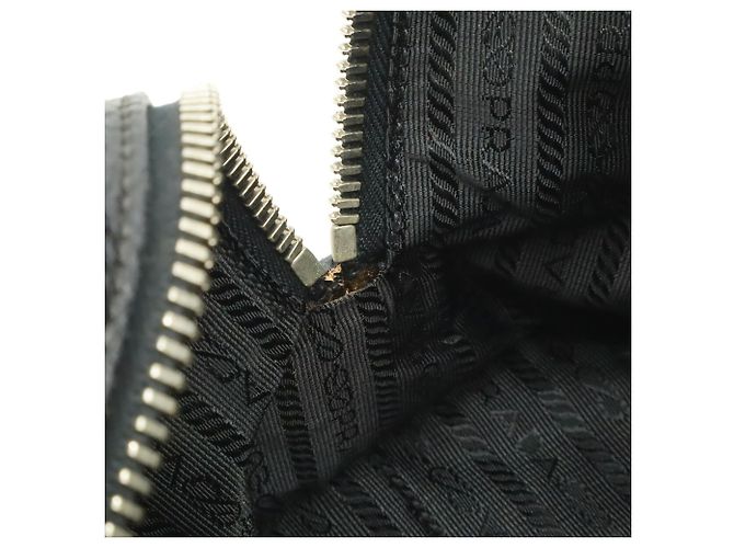 Prada Vitello Daino Tote Bag Schwarz - Ansicht 8
