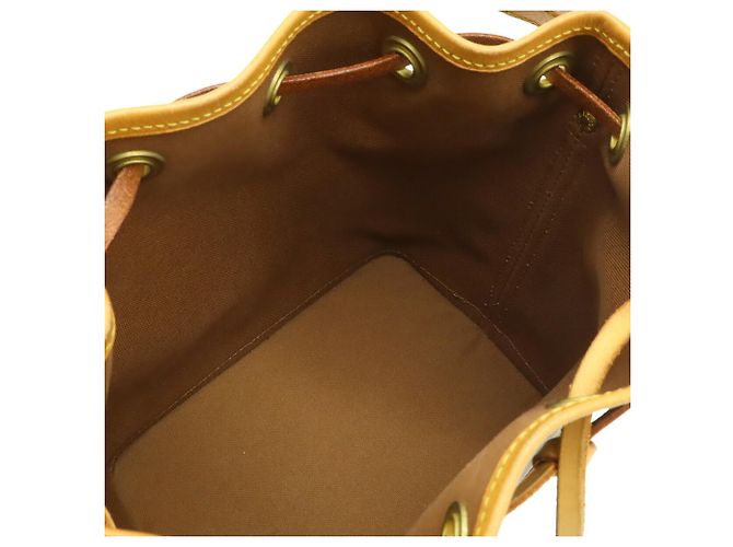 Borsa Louis Vuitton Monogram Mini Noe Marrone - vista 6