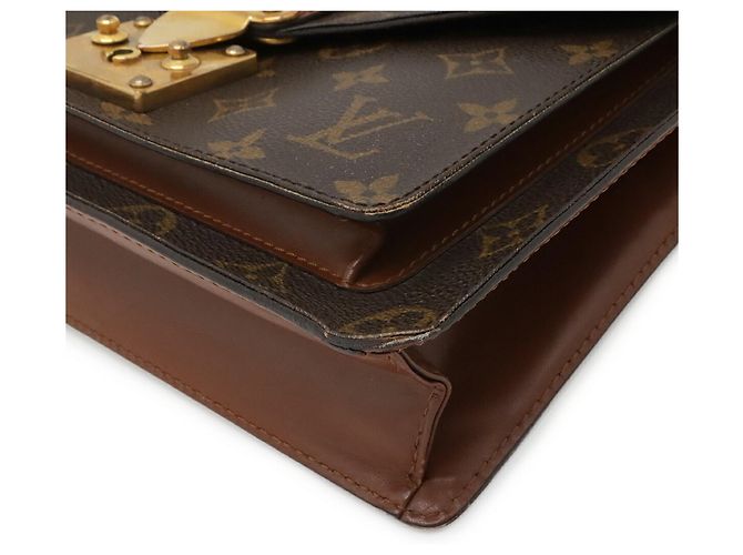 Borsa Louis Vuitton Monogram Monceau 26 Marrone - vista 4