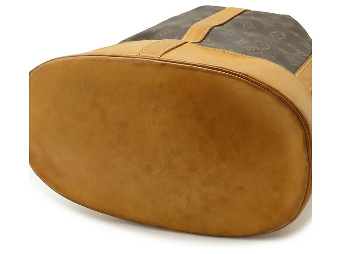 Borsa a tracolla Louis Vuitton Monogram Randonee GM Marrone - vista 10