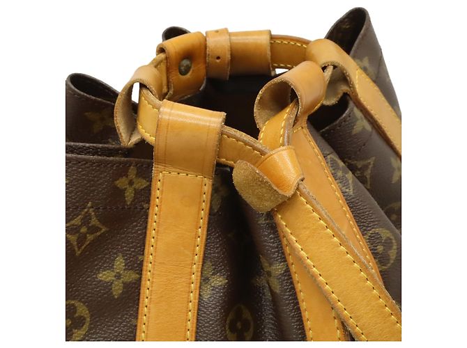Borsa a tracolla Louis Vuitton Monogram Randonee GM Marrone - vista 5