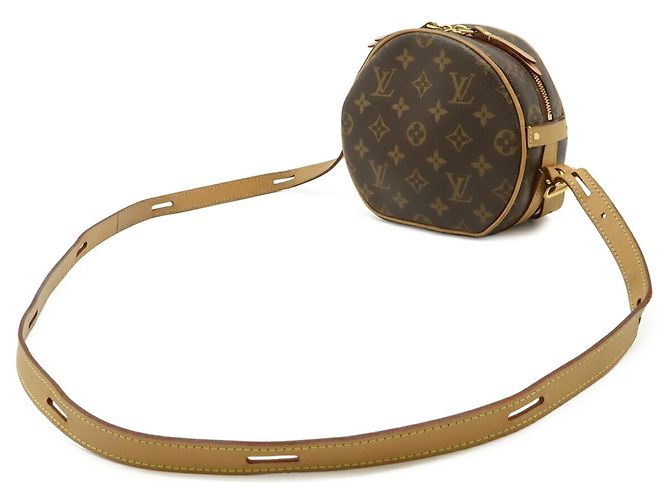 Louis Vuitton Monogram Boite Chapeau Souple PM Borsa a Spalla Pochette Marrone - vista 3