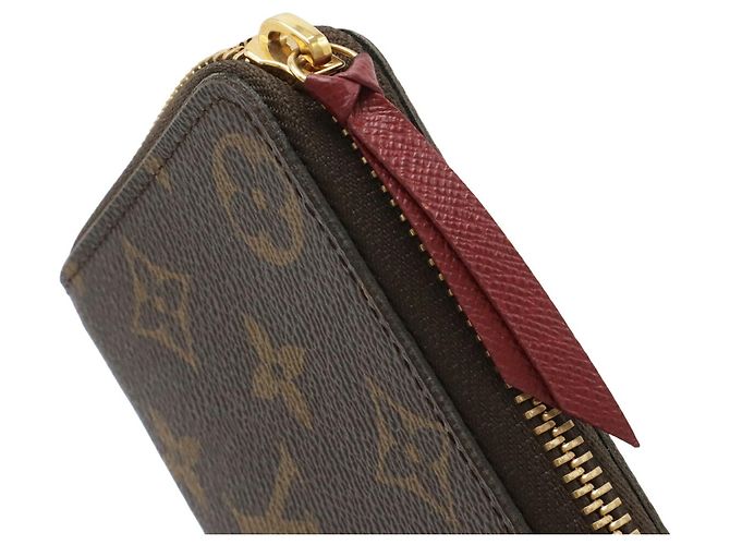 Cartera Louis Vuitton Monogram Portefeuille Clemence Fuchsia Fucsia - vista 5