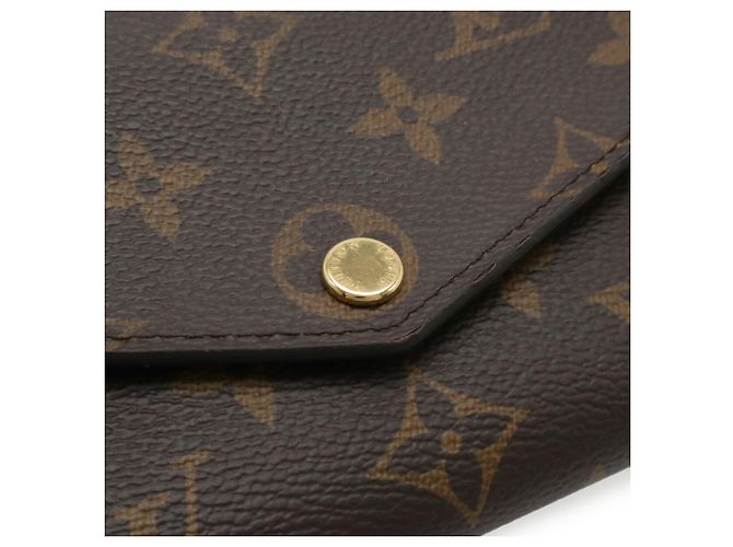 Cartera larga plegable Louis Vuitton Monogram Portefeuille Sarah Fucsia - vista 5