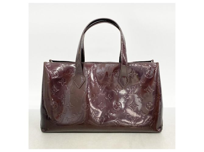 Borsa Louis Vuitton Vernis Wilshire PM Bordò - vista 11