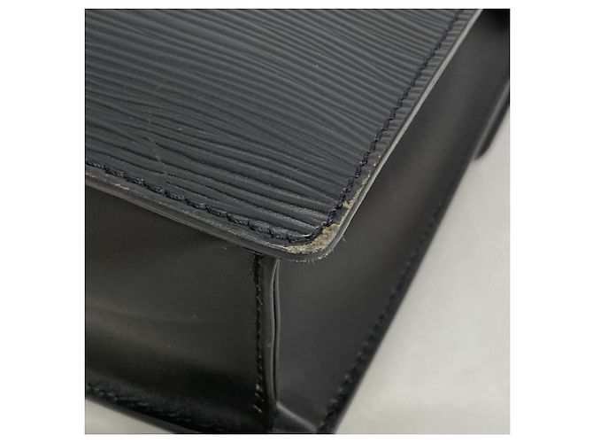 Borsa Louis Vuitton Epi Monceau Nero - vista 6