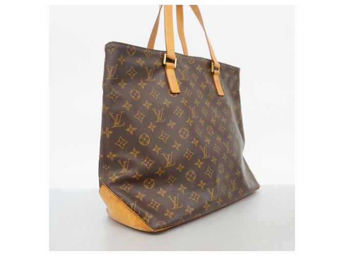 Borsa a Spalla Louis Vuitton Monogram Cabas Mezzo Marrone - vista 2