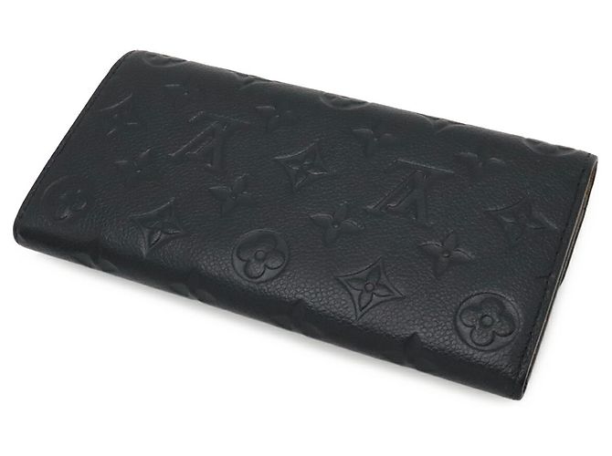 Louis Vuitton Monogram Empreinte Emilie Long Wallet Schwarz - Ansicht 3