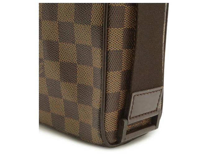 Borsa a Spalla Louis Vuitton Damier Olaf PM Pochette N41442 Marrone Damier ebene - vista 6