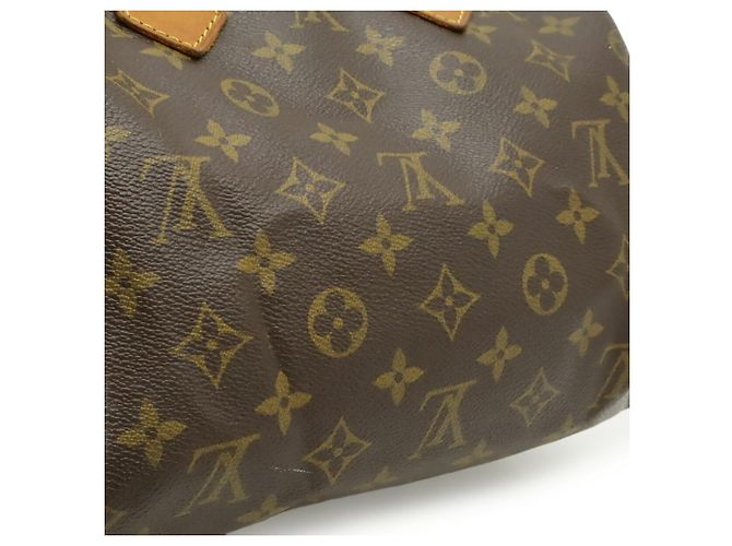 Borsa Louis Vuitton Monogram Speedy 25 Marrone - vista 10