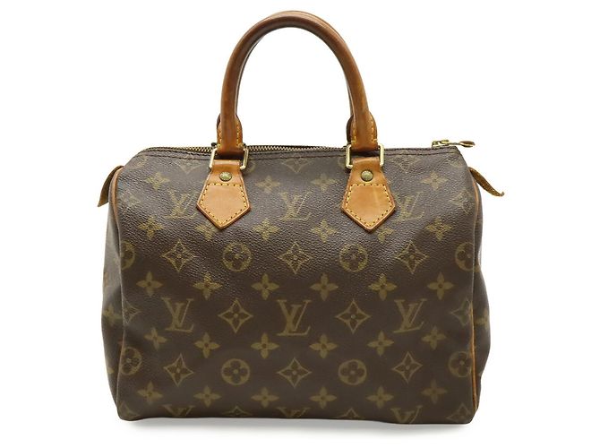 Borsa Louis Vuitton Monogram Speedy 25 Marrone - vista 2