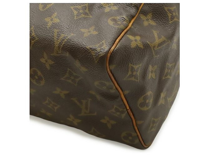 Borsa Louis Vuitton Monogram Speedy 25 Marrone - vista 4
