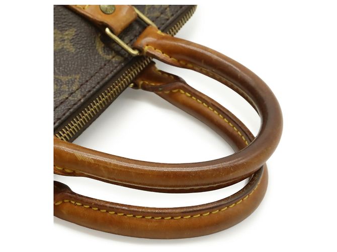 Borsa Louis Vuitton Monogram Speedy 25 Marrone - vista 5