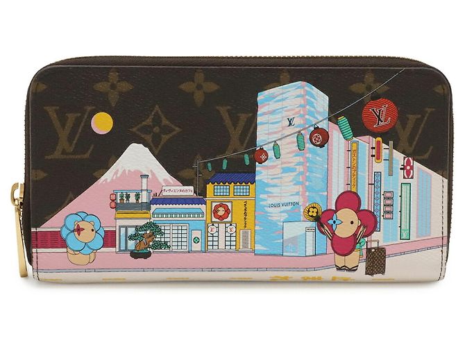 Louis Vuitton Monogram Zippy Wallet Braun Mehrfarben - Ansicht 2