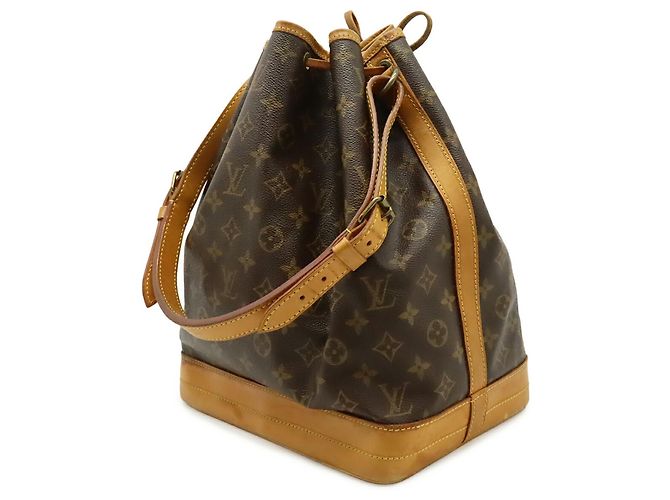 Borsa a tracolla Louis Vuitton Monogram Noe Marrone - vista 3