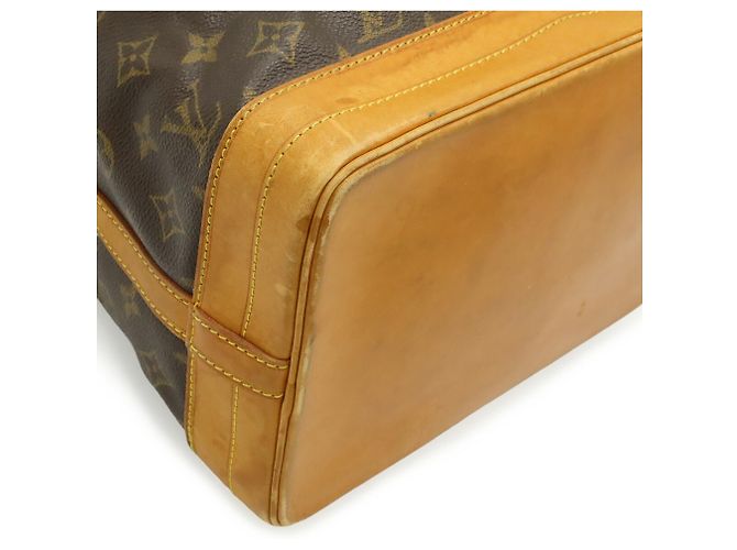 Borsa a tracolla Louis Vuitton Monogram Noe Marrone - vista 4