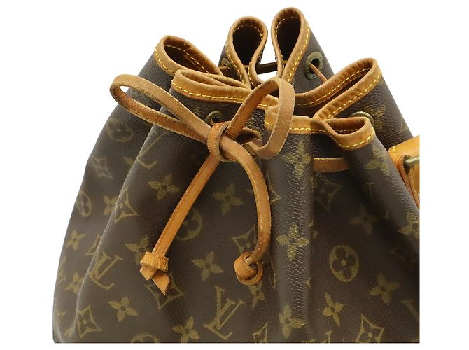 Borsa a tracolla Louis Vuitton Monogram Noe Marrone - vista 5