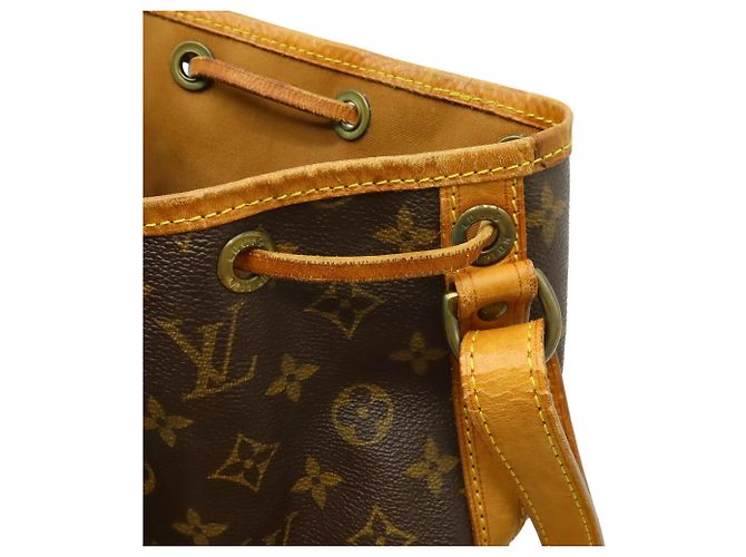 Borsa a tracolla Louis Vuitton Monogram Noe Marrone - vista 7