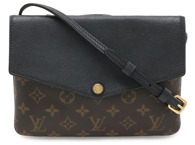 Pochette a tracolla Louis Vuitton Monogram Twice Nero - vista 2