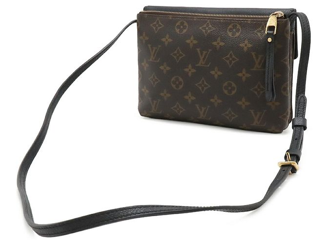 Pochette a tracolla Louis Vuitton Monogram Twice Nero - vista 3