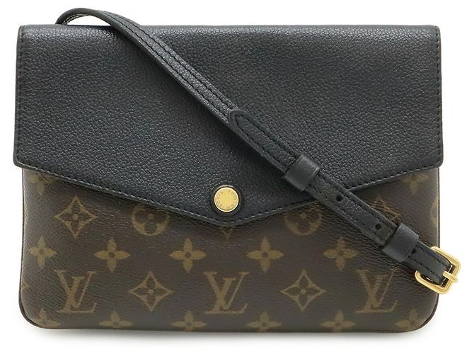 Borsa a tracolla Louis Vuitton Monogram Twice Nero - vista 2