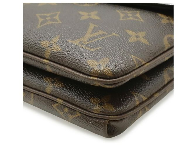 Borsa a tracolla Louis Vuitton Monogram Twice Nero - vista 4