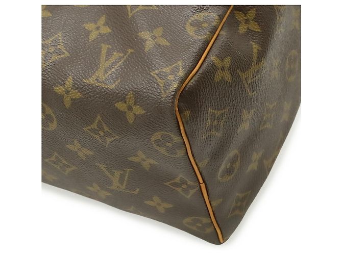 Borsa Louis Vuitton Monogram Speedy 25 Marrone - vista 4