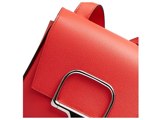 Hermès Red Mini Epsom Della Cavalleria Rosso - vista 8