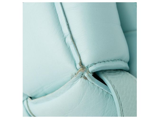 Bottega Veneta Sac bandoulière Cassette en nappa bleu Intrecciato rembourré Bleu clair - vue 11
